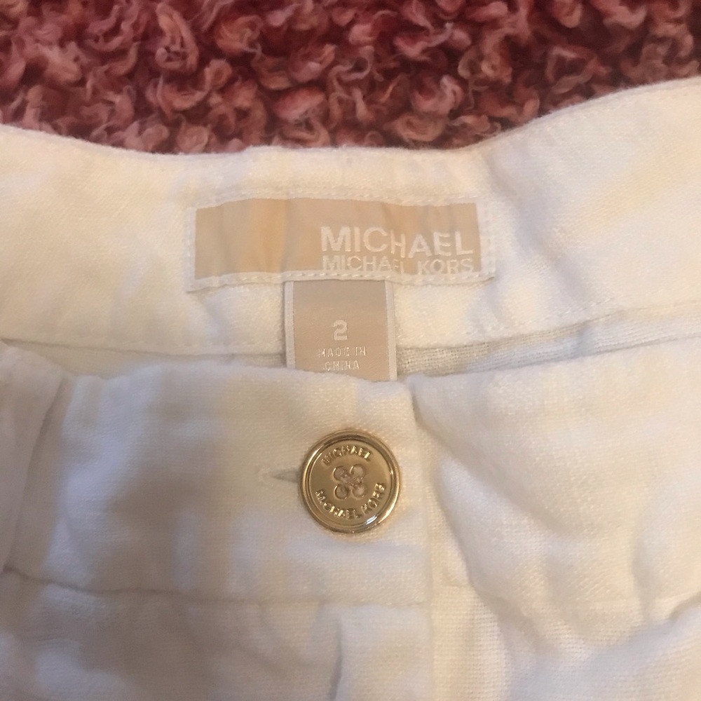MICHAEL Michael Kors white pants, size 2